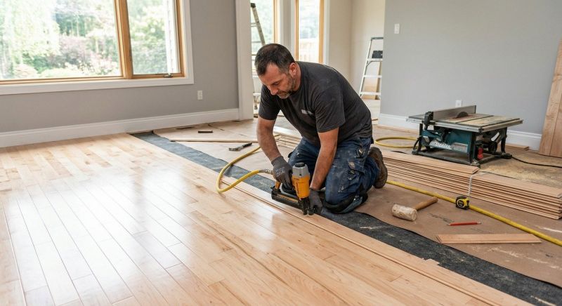 Maple Flooring Installation in Austin, TX