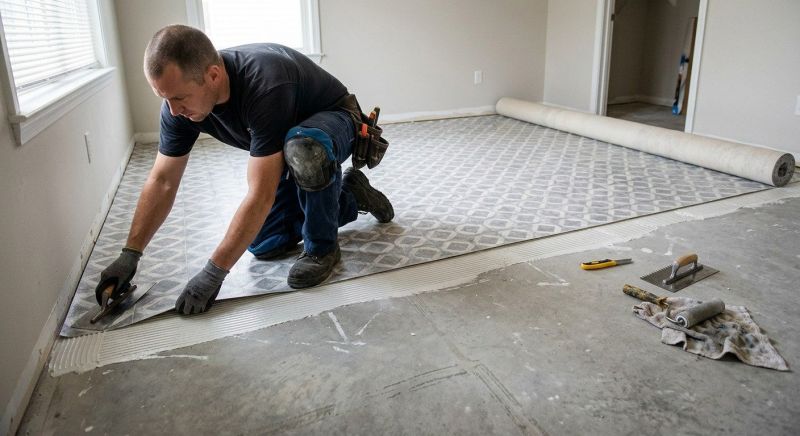 Sheet Vinyl Installation in Austin, TX