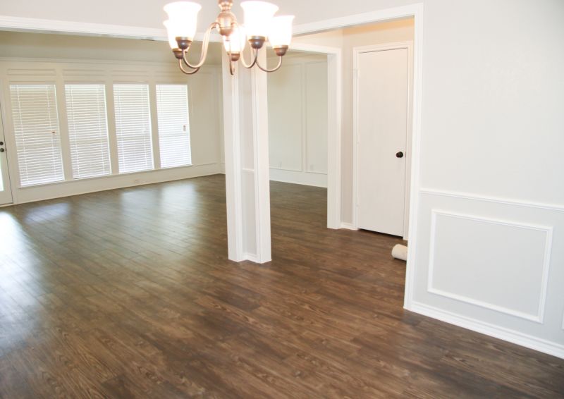 Dark Wood Floor Installation in San Antonio, TX