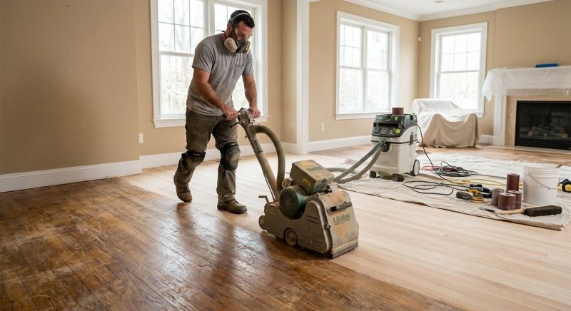 Hickory Floor Refinishing in Olathe, KS