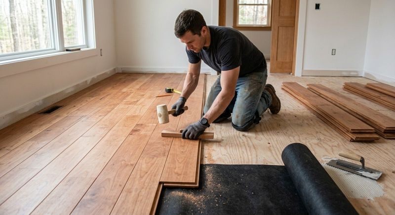Plank Floor Installation in Manassas, VA