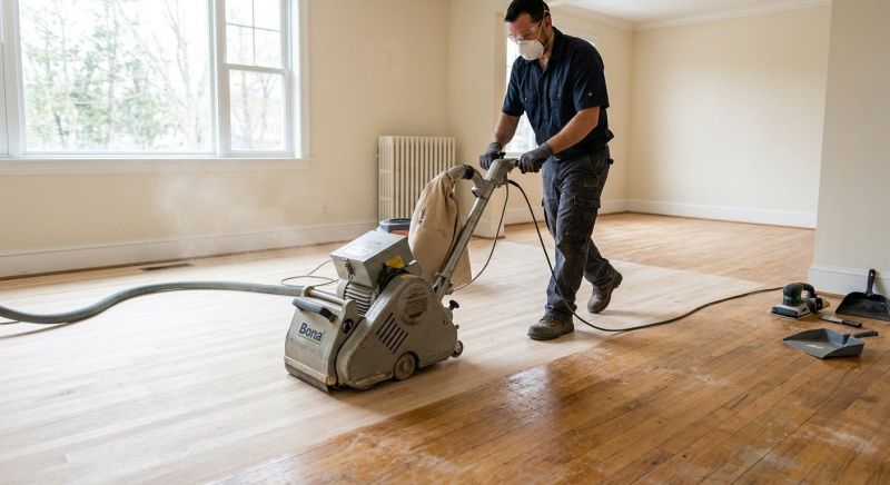 Tiger Wood Floor Refinishing in Olathe, KS