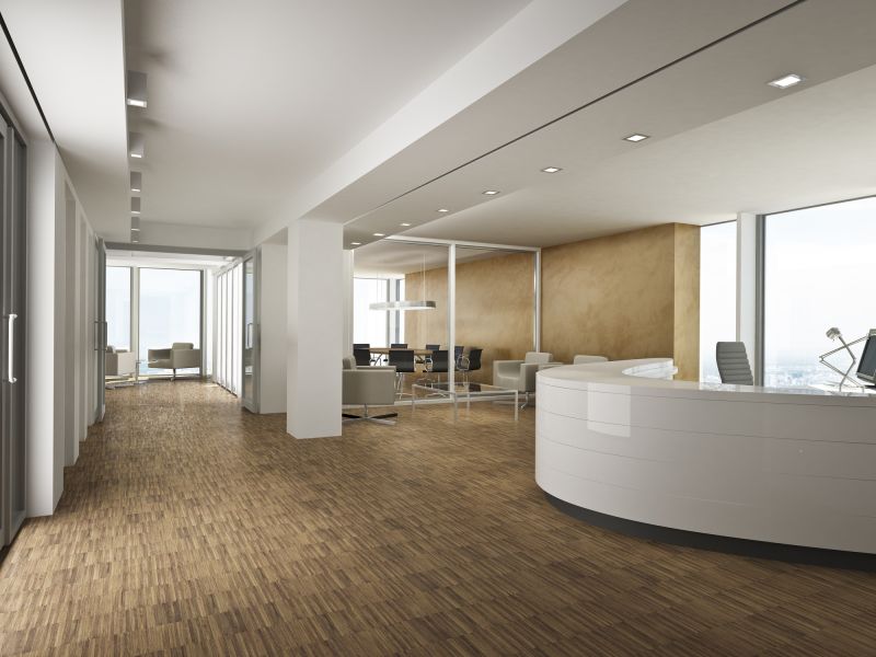 Home Office Hardwood Surface